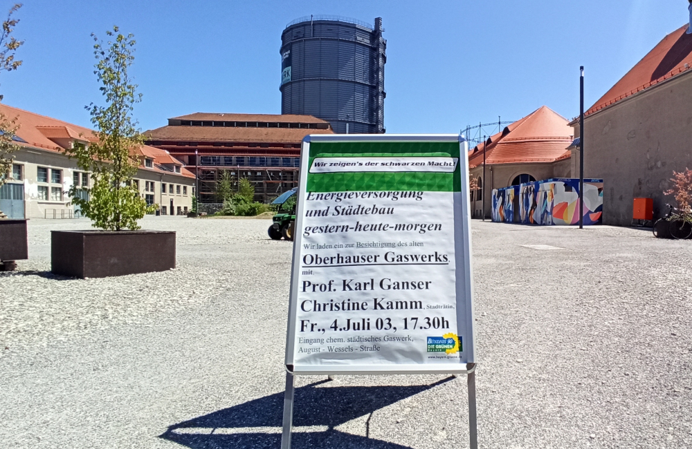 Gaswerk Augsburg Oberhausen Erste Führung nach Stilllegung 2003.