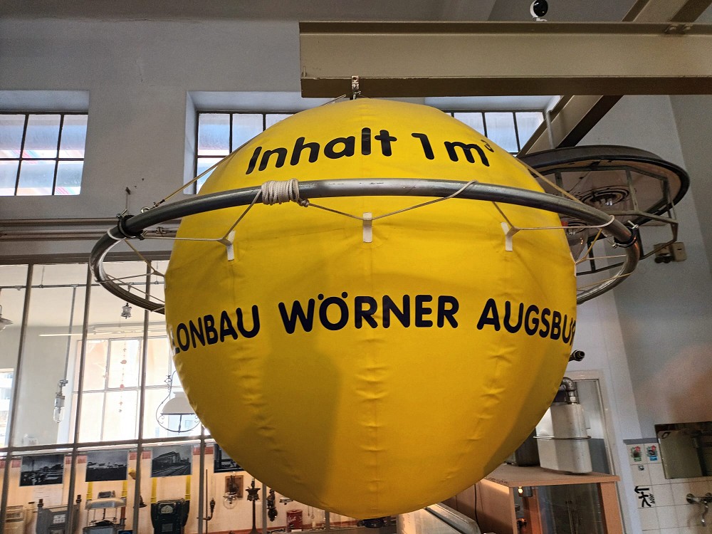 Ballonbau Wörner Augsburg Gaskugel Inhalt 1 m³