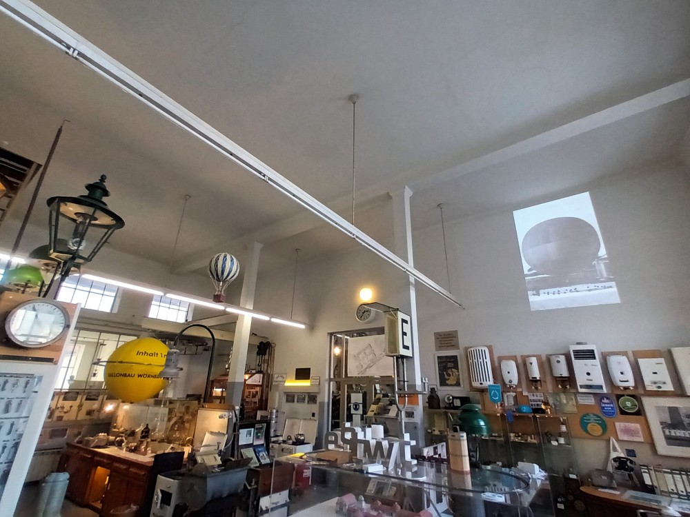 Gasballon im Gaswerksmuseum Augsburg