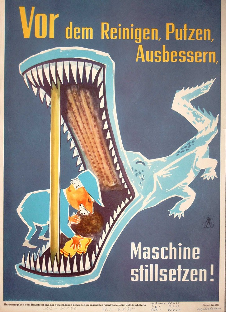 Vor dem Reinigen, Putzen, Ausbessern Maschine stillsetzen!