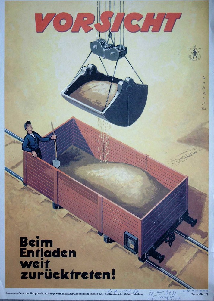 Vorsicht Beim Entladen weit zurücktreten!