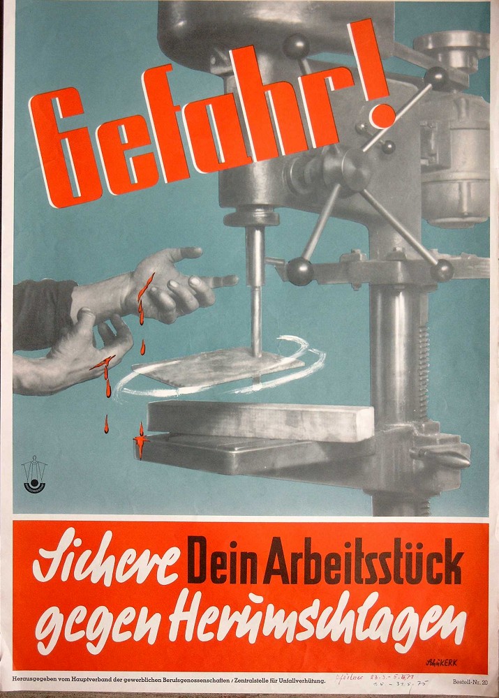 Gefahr! Sichere Dein Arbeitsstück gegen Herumschlagen