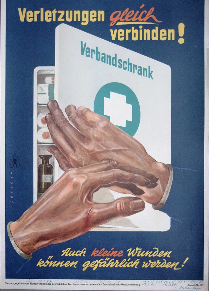 Verletzungen gleich verbinden! Auch kleine Wunden können gefährlich werden!