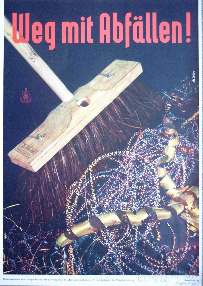 Weg mit Abfällen!