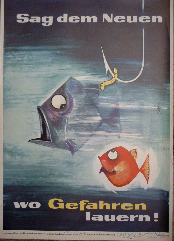 Sag dem Neuen wo Gefahren lauern!