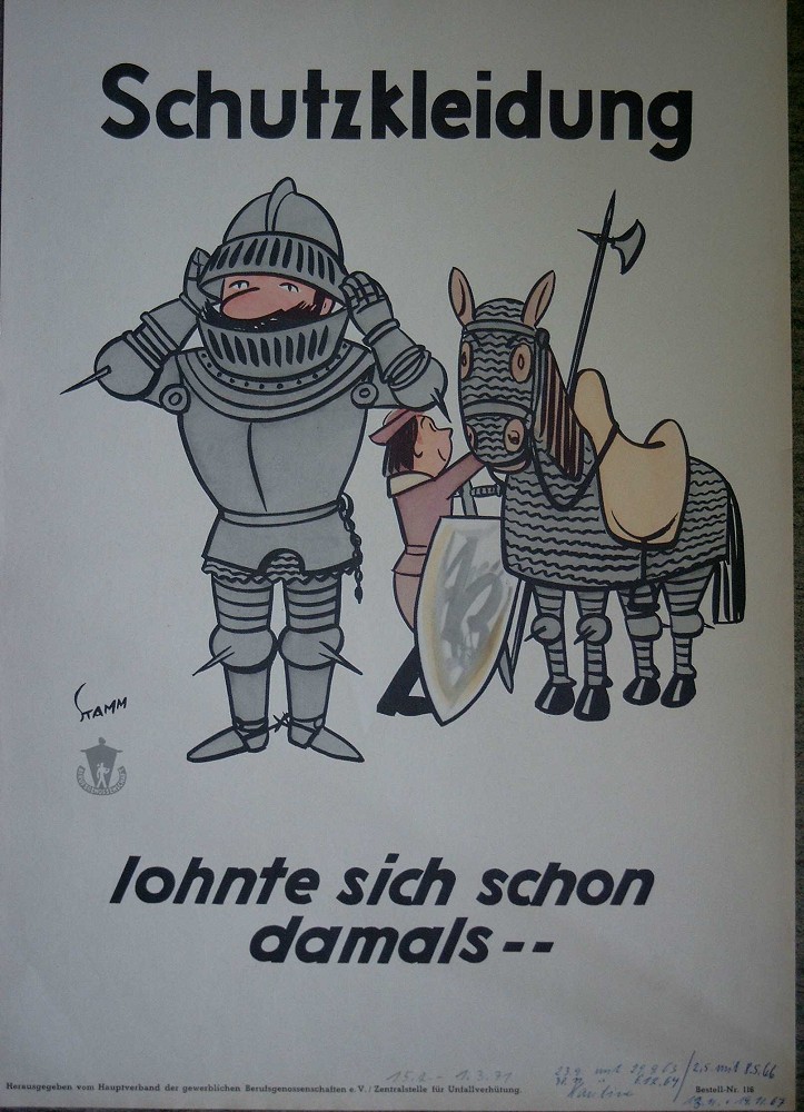 Schutzkleidung lohnte sich schon damals