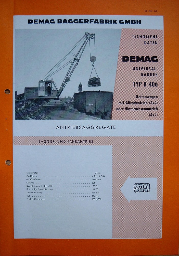 Demag B 406 Prospekt