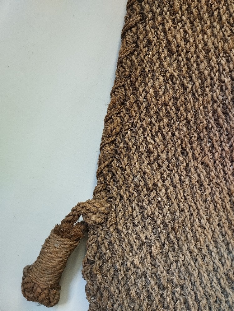 Kokssack für ca. 50 kg Koks Detail Trageschlaufe