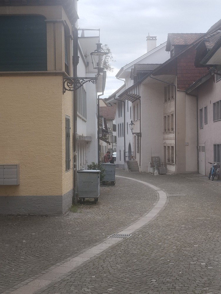 Zofingen Fegergasse Gaslaternen