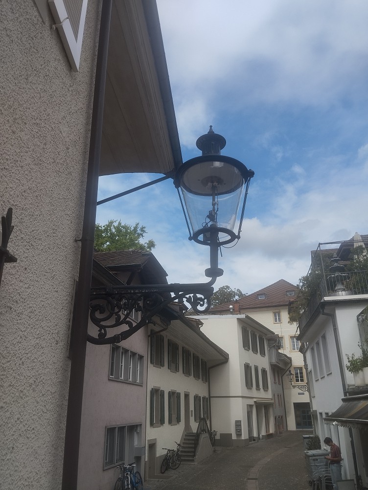 Zofingen Fegergasse Gaslaternen