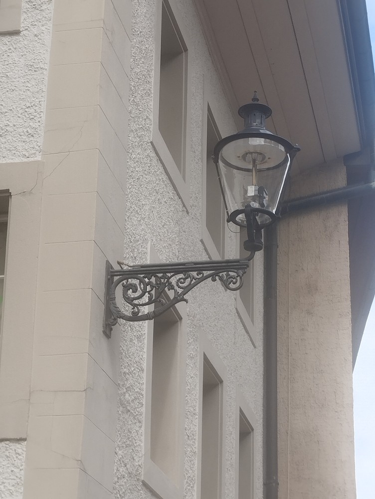 Zofingen Fegergasse Gaslaternen